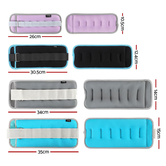 Everfit Adjustable Ankle & Wrist Weights Set