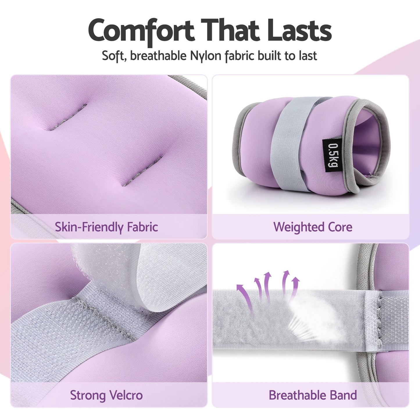 Everfit Adjustable Ankle & Wrist Weights Set