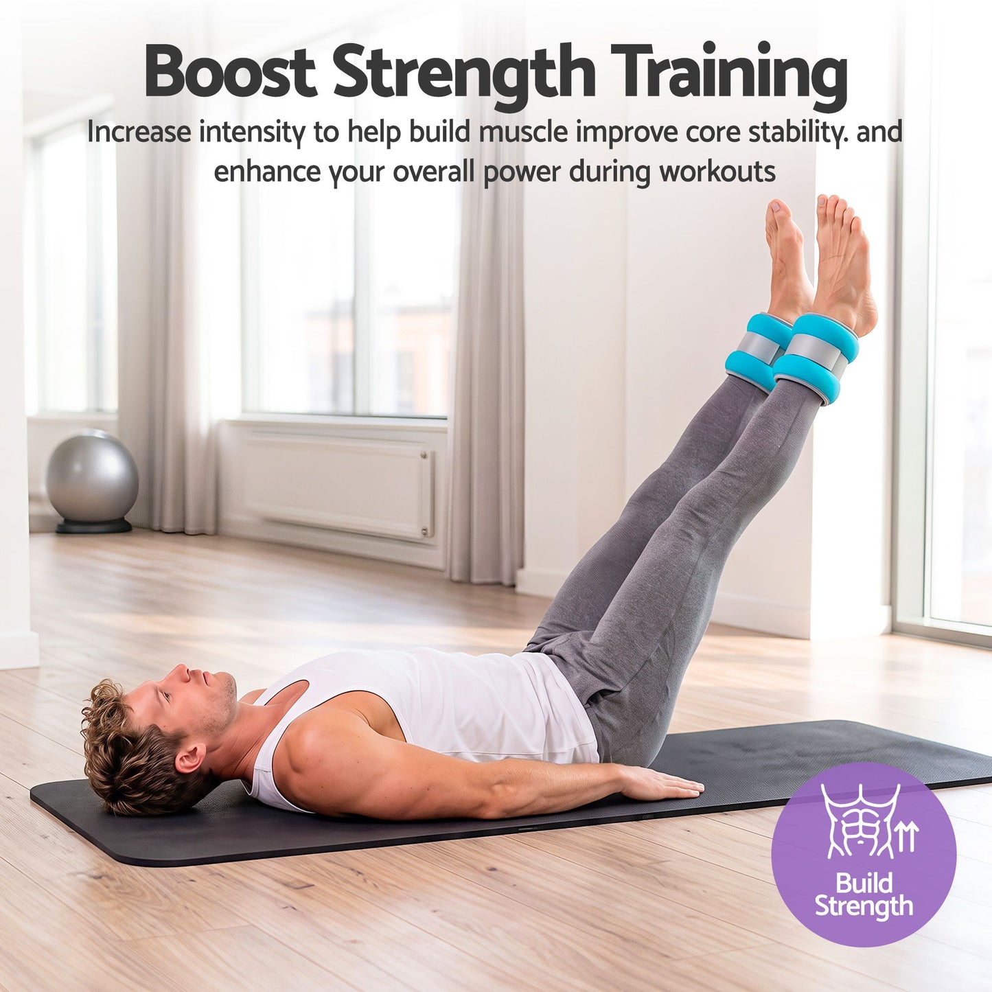 Everfit Adjustable Ankle & Wrist Weights Set