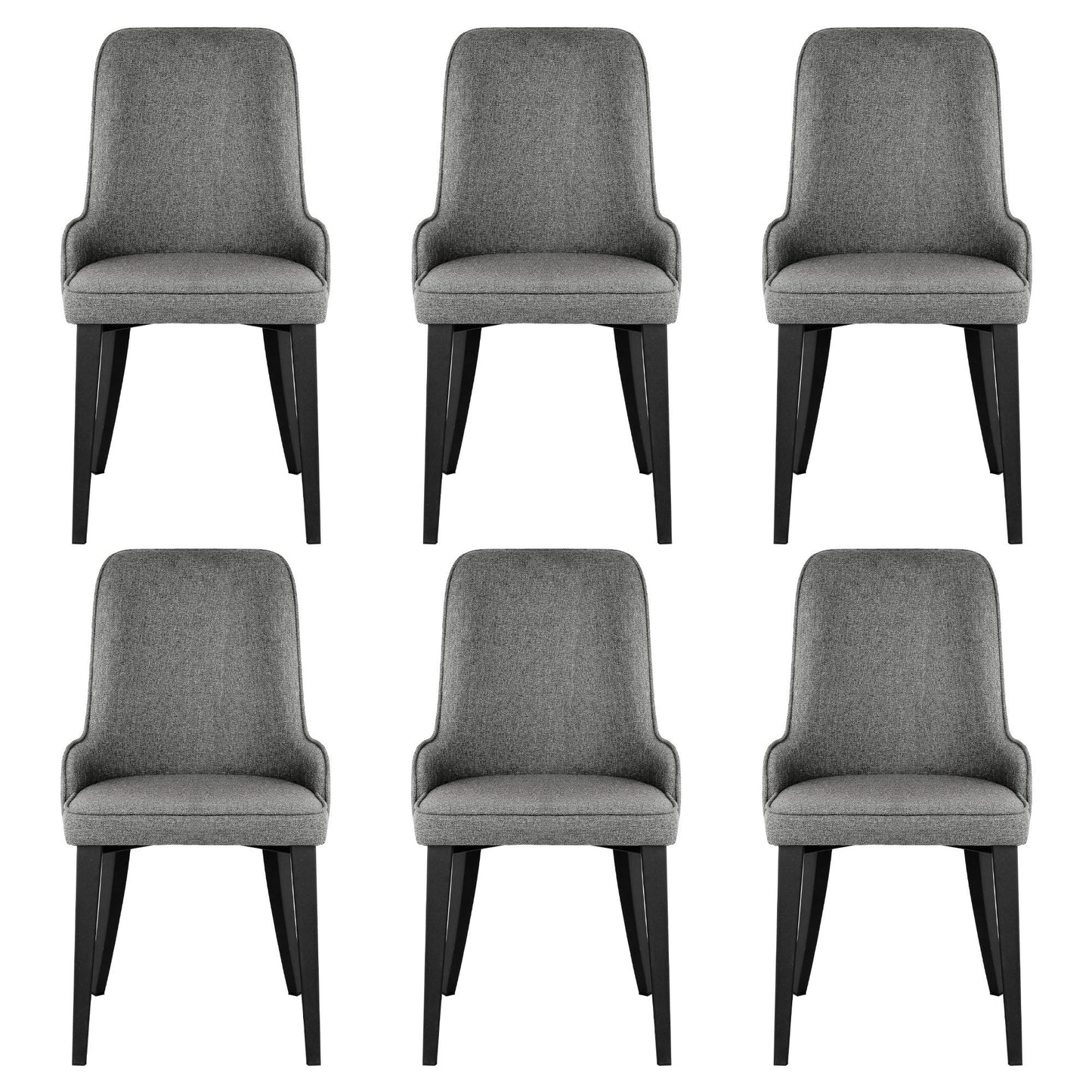 Artiss Dining Chairs Set of 6 - Grey