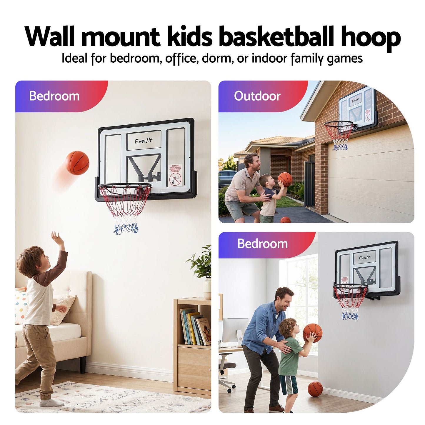 Everfit 43-inch Outdoor Kids Basketball Hoop
