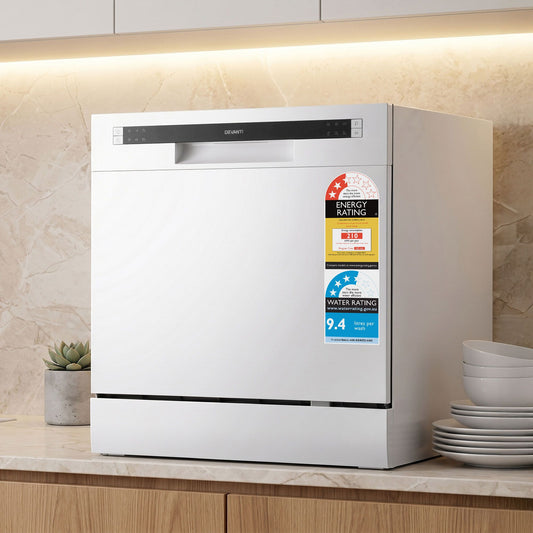 Devanti 8-Place Benchtop Dishwasher - White