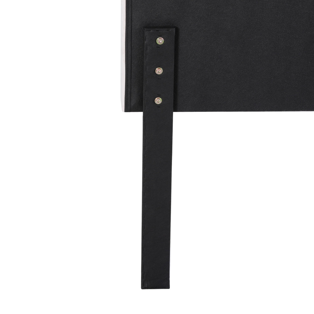 Bed Headboard Queen Velvet Beige