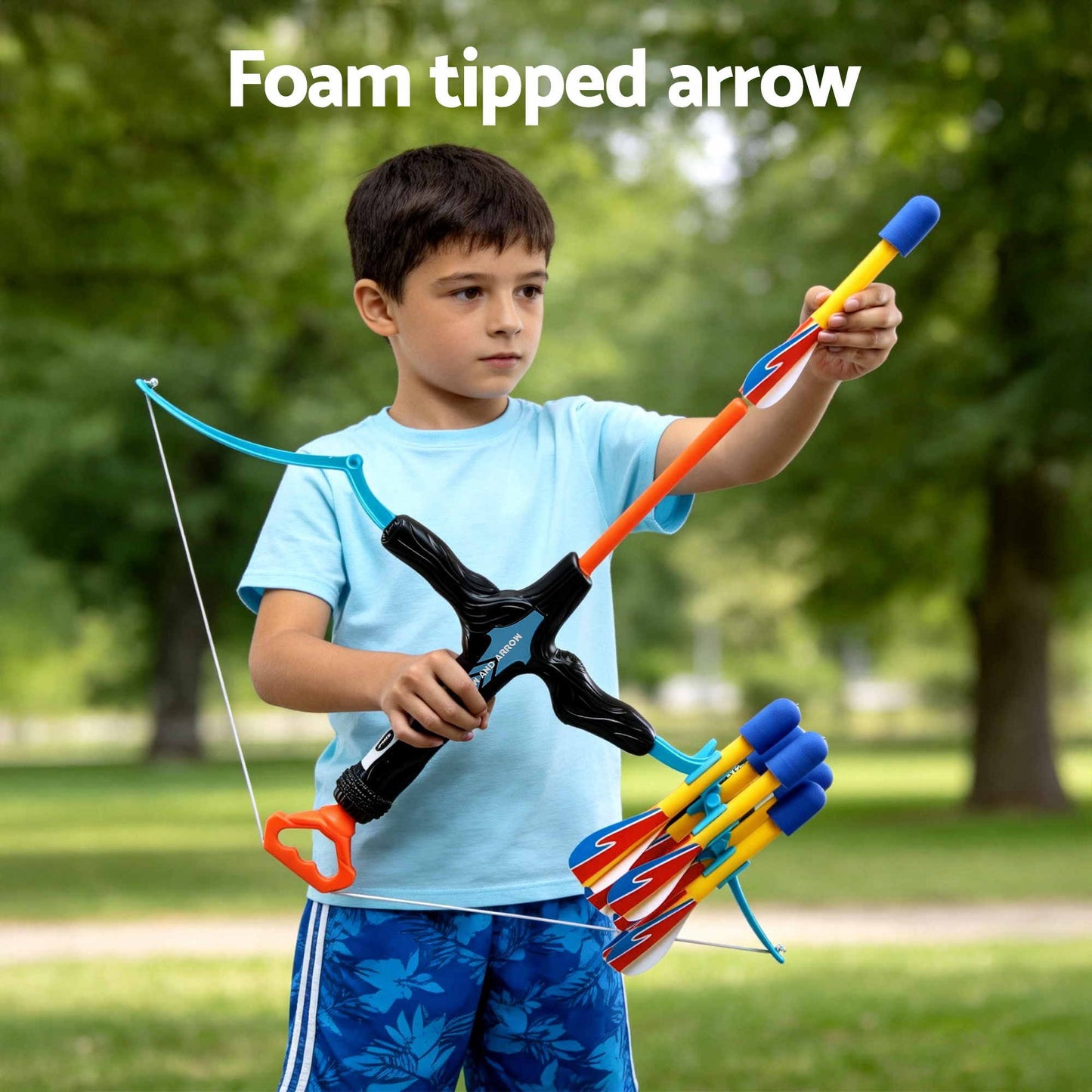 Keezi Kids Bow and Arrow Set with Standing Target