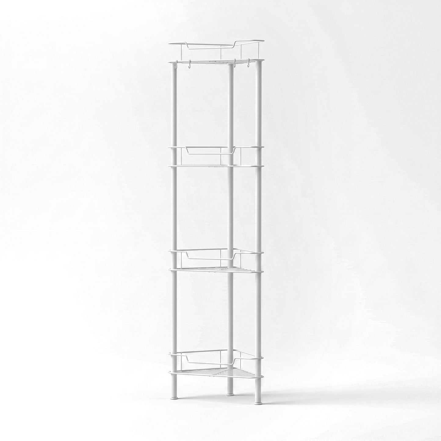 Artiss 4-Tier Corner Shower Caddy - White