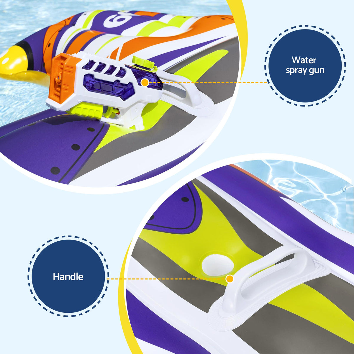 Bestway Spaceship Inflatable Ride-On Pool Float