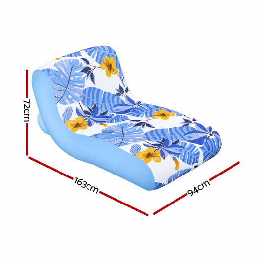 Bestway Inflatable Pool Lounger with Cup Holder - Blue