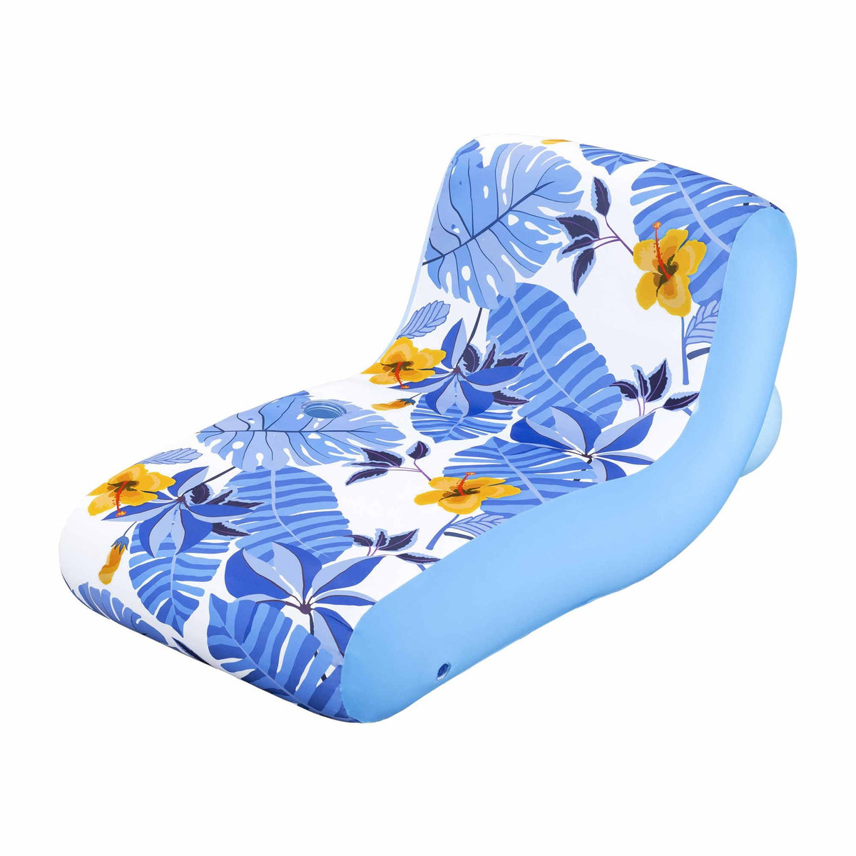 Bestway Inflatable Pool Lounger with Cup Holder - Blue