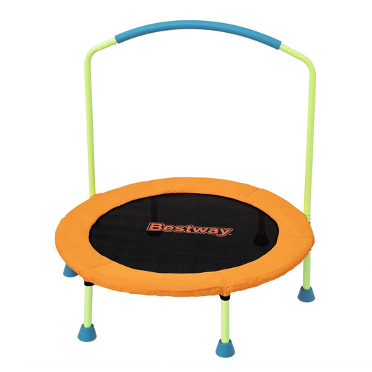Bestway 36in Foldable Kids Trampoline - Orange