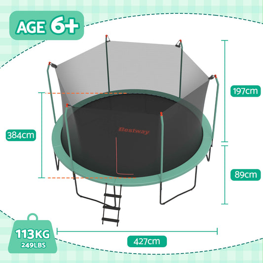 Bestway 14ft Trampoline with Safety Net