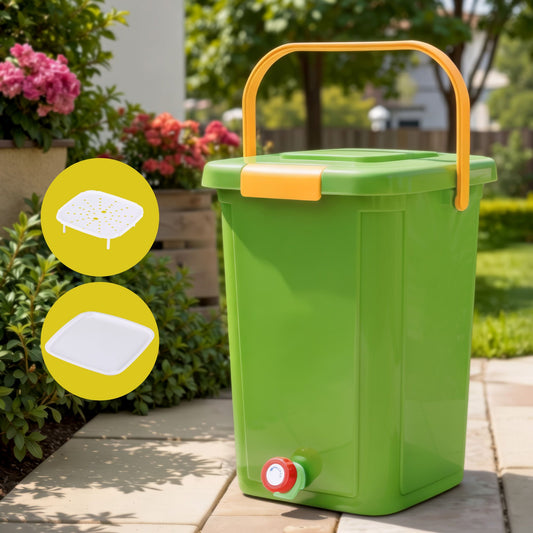 Gardeon 20L Kitchen Compost Bin - Green