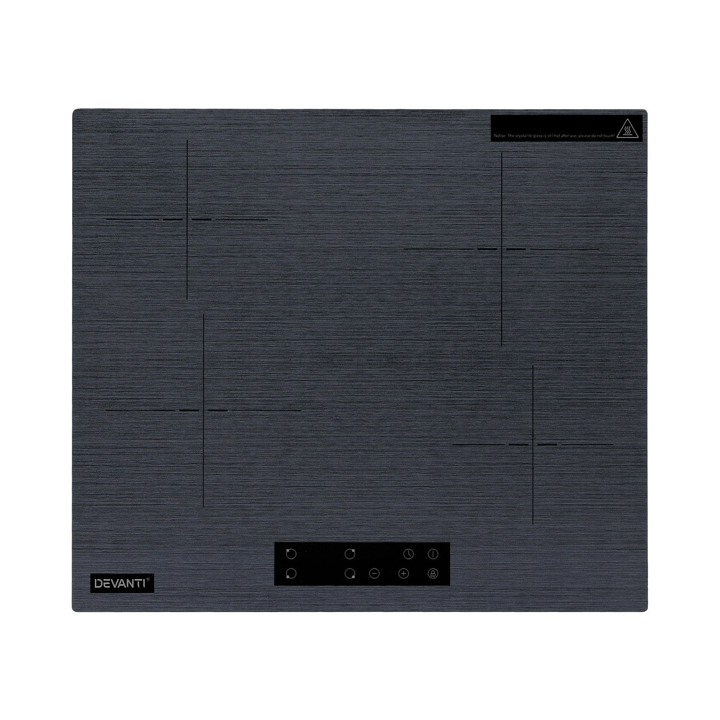 Devanti 60cm Ceramic Cooktop - Grey