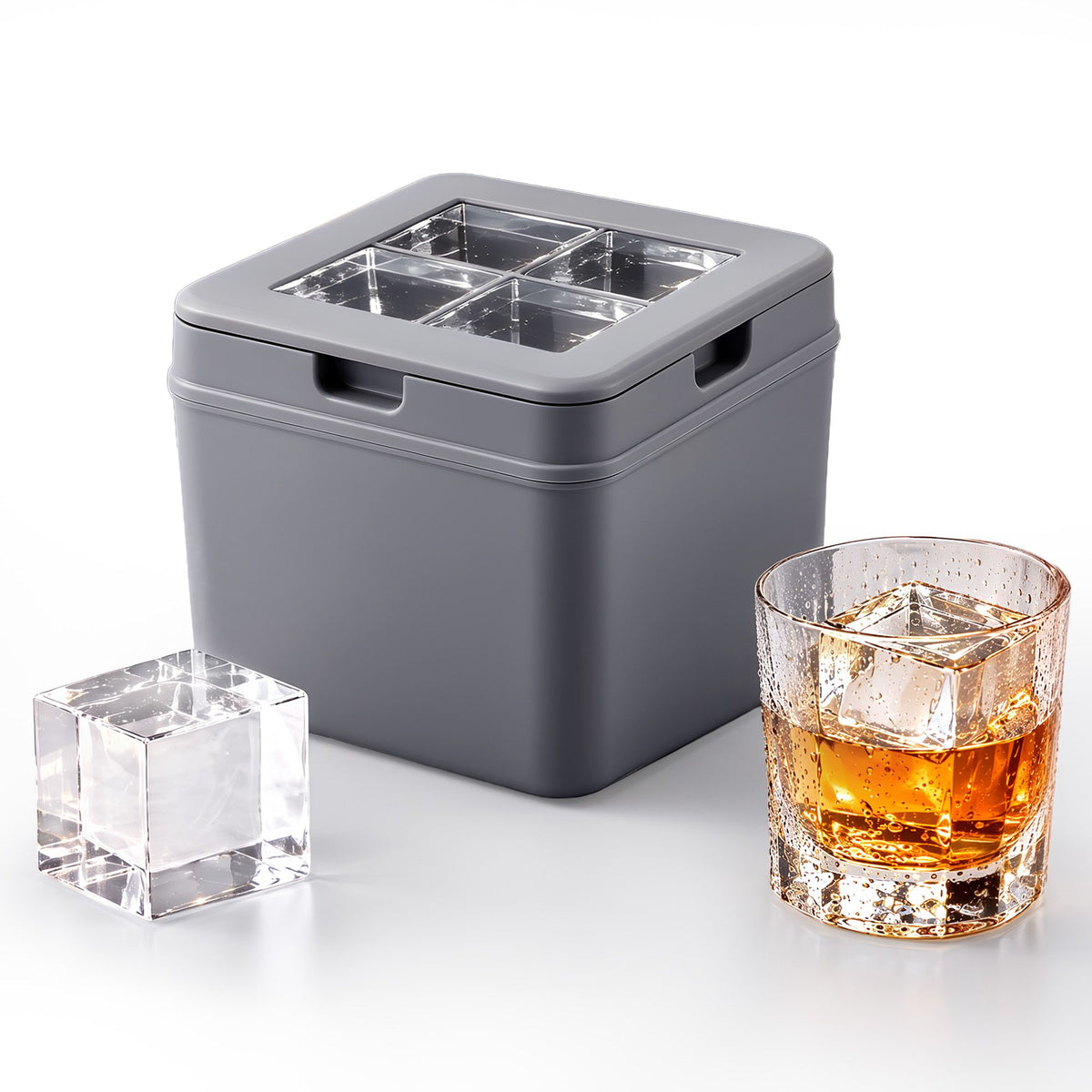 Artiss 4-Cube Whisky Ice Mould - 5cm