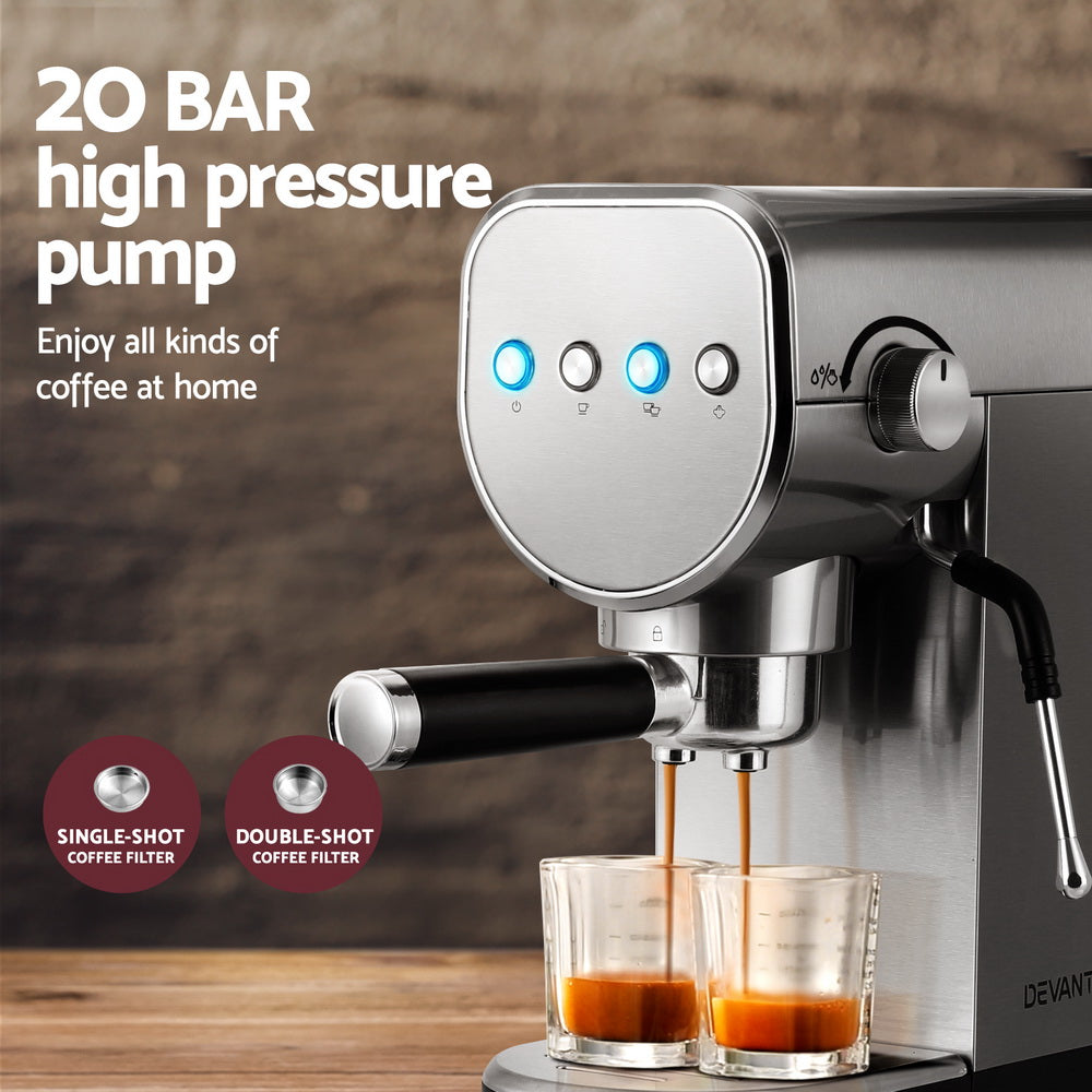 Devanti 20 Bar Espresso Machine - CM-03