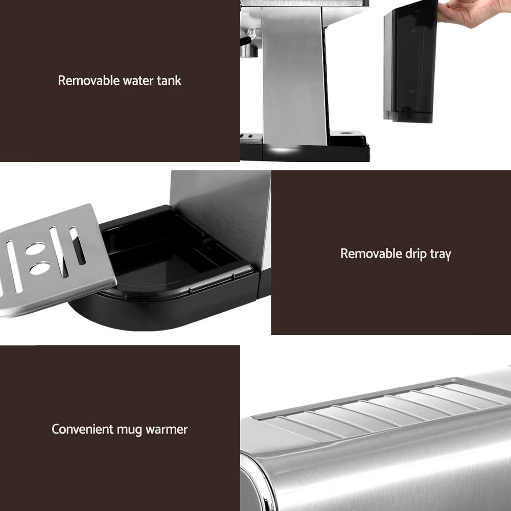 Devanti 20 Bar Espresso Machine - CM-03