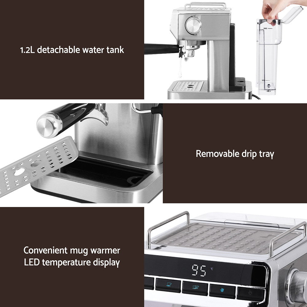 Devanti 20 Bar Espresso Machine - CM-06