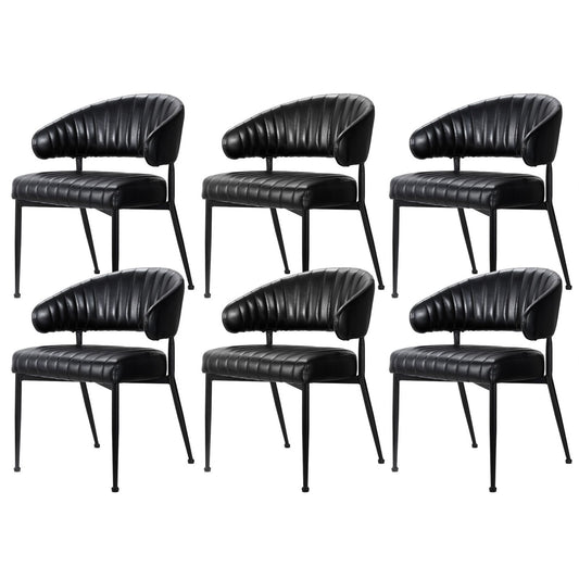 Artiss Dining Chairs Set of 6 - Black