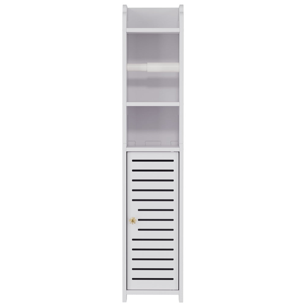 Artiss Bathroom Storage Cabinet with Toilet Roll Holder