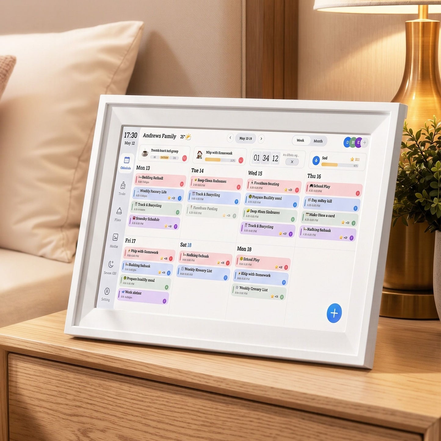 Artiss Digital Photo Frame & Calendar