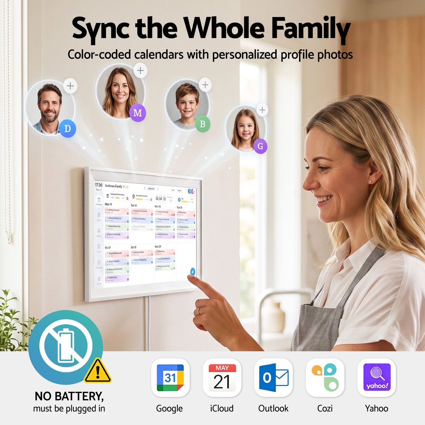 Artiss Digital Photo Frame & Calendar