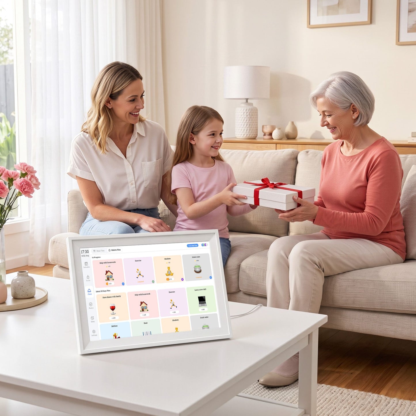 Artiss Digital Photo Frame & Calendar
