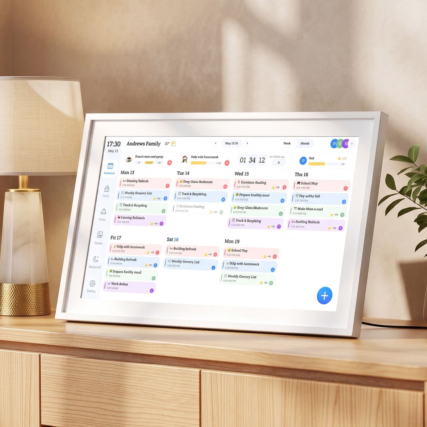 Artiss Digital Photo Frame & Calendar