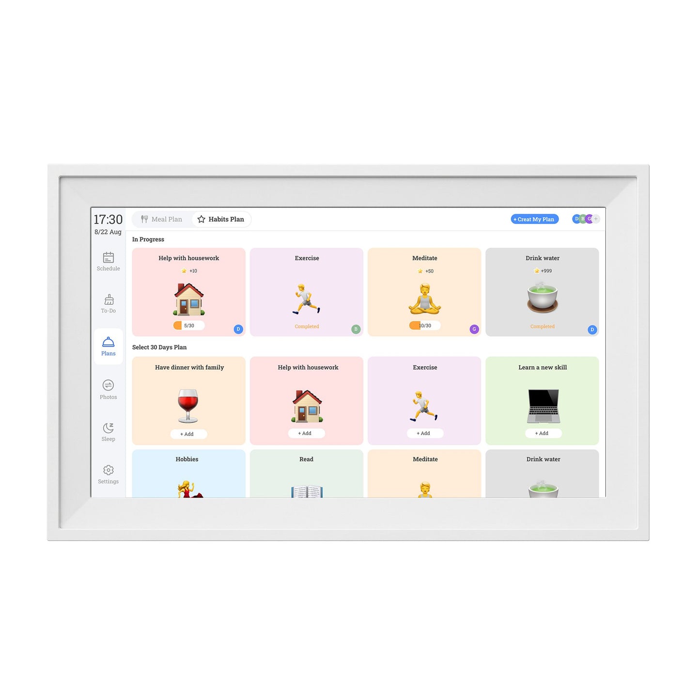 Artiss Digital Photo Frame & Calendar
