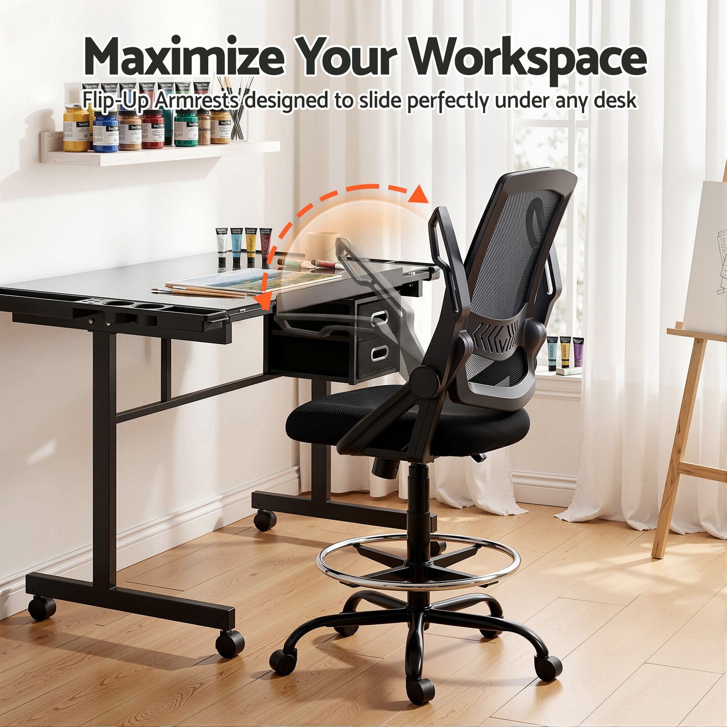 Artiss Drafting Table & Chair Set