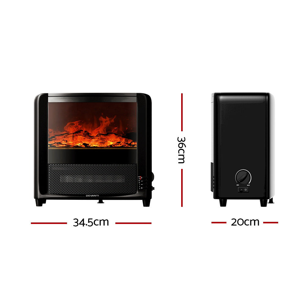 Devanti Electric Fireplace Heater 2000W