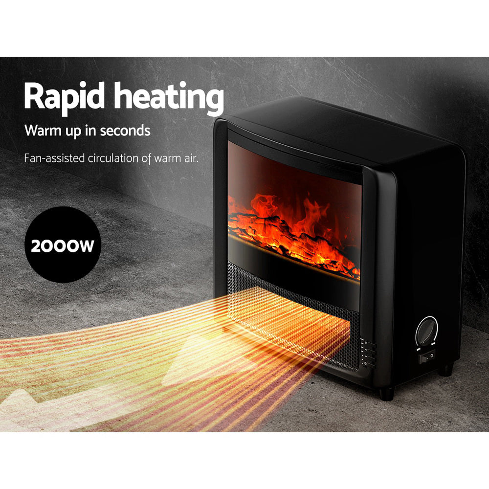 Devanti Electric Fireplace Heater 2000W