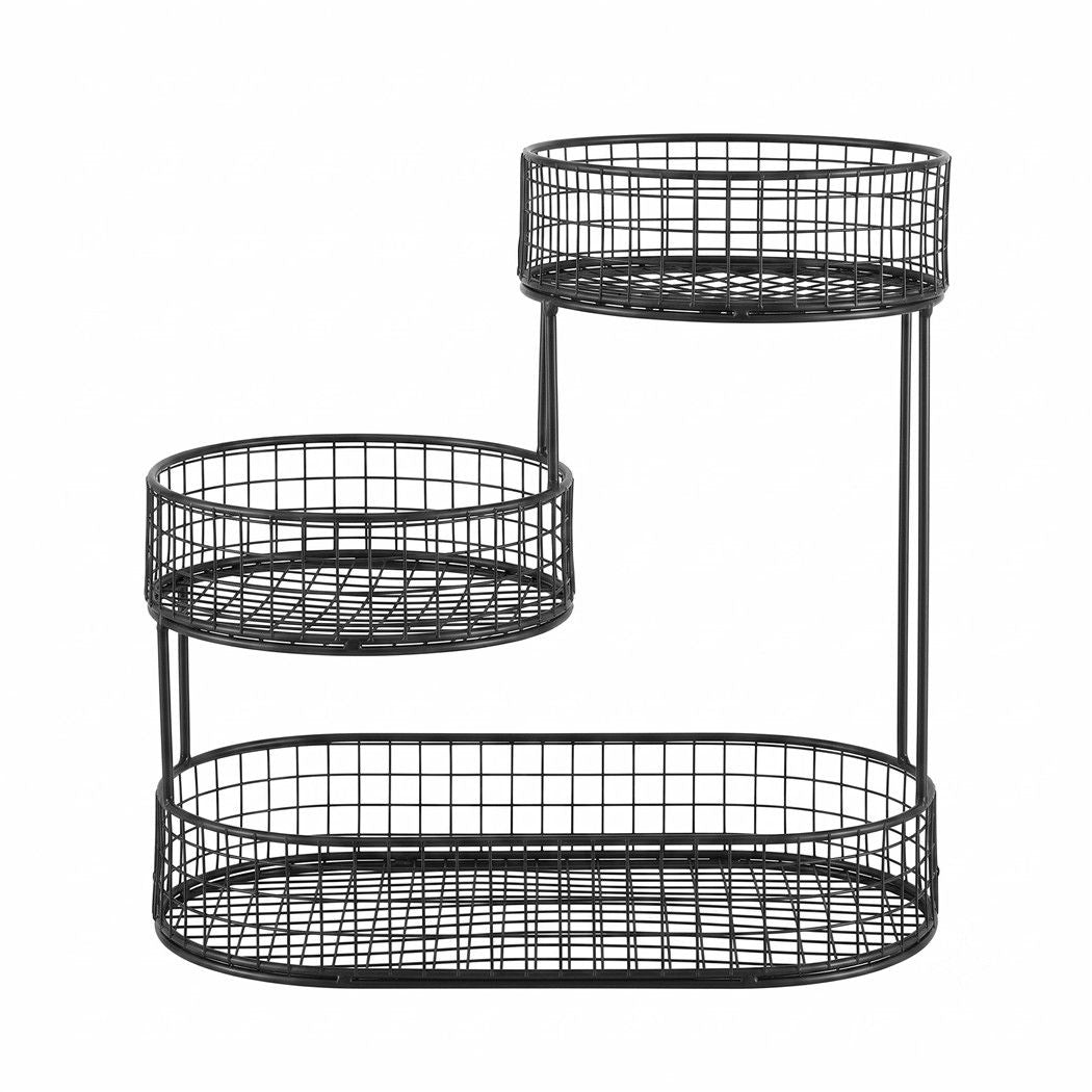 5-Star Chef Fruit Basket Bowl - Black
