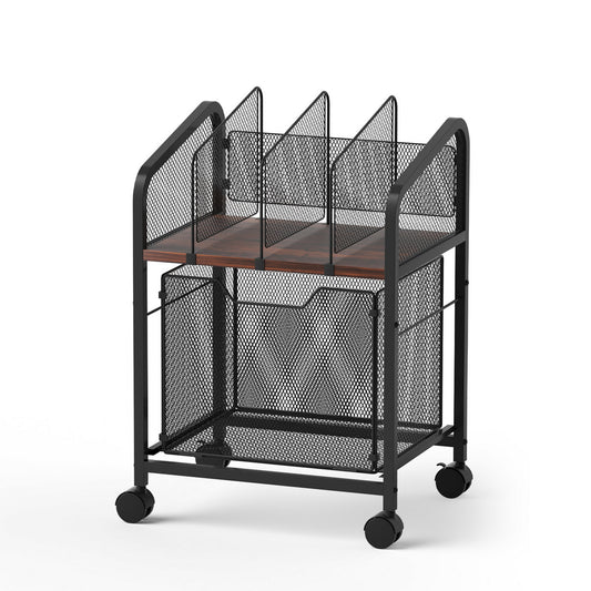 Artiss Mobile Filing Cabinet - black