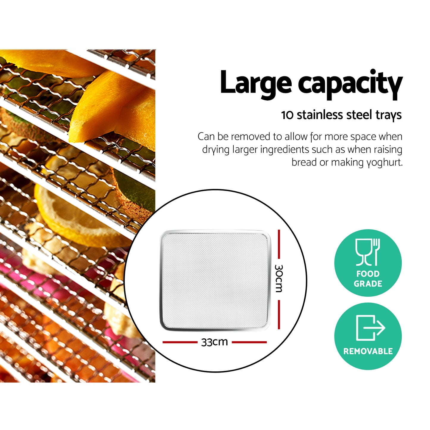 Devanti 10 Tray Food Dehydrator