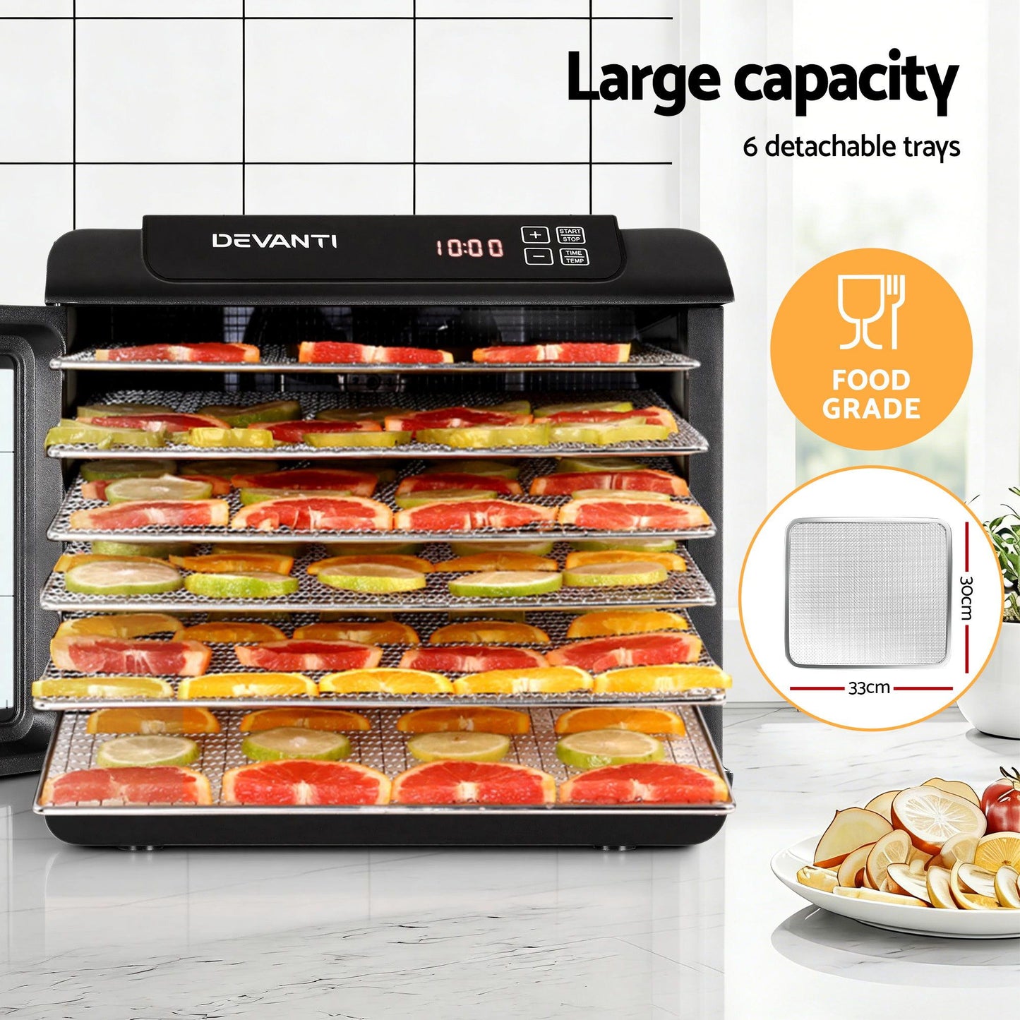 Devanti 6 Tray Food Dehydrator