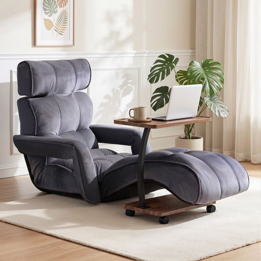 Artiss Floor Lounge Recliner & Coffee Table Set