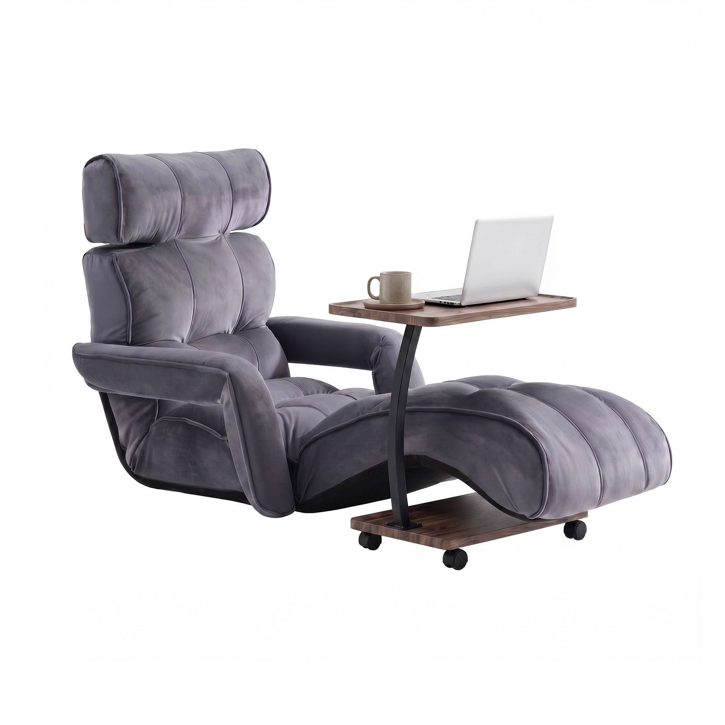 Artiss Floor Lounge Recliner & Coffee Table Set