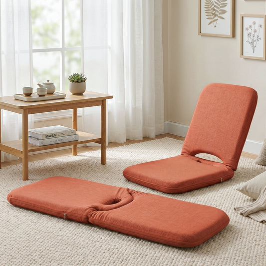 Artiss Floor Chair - Orange