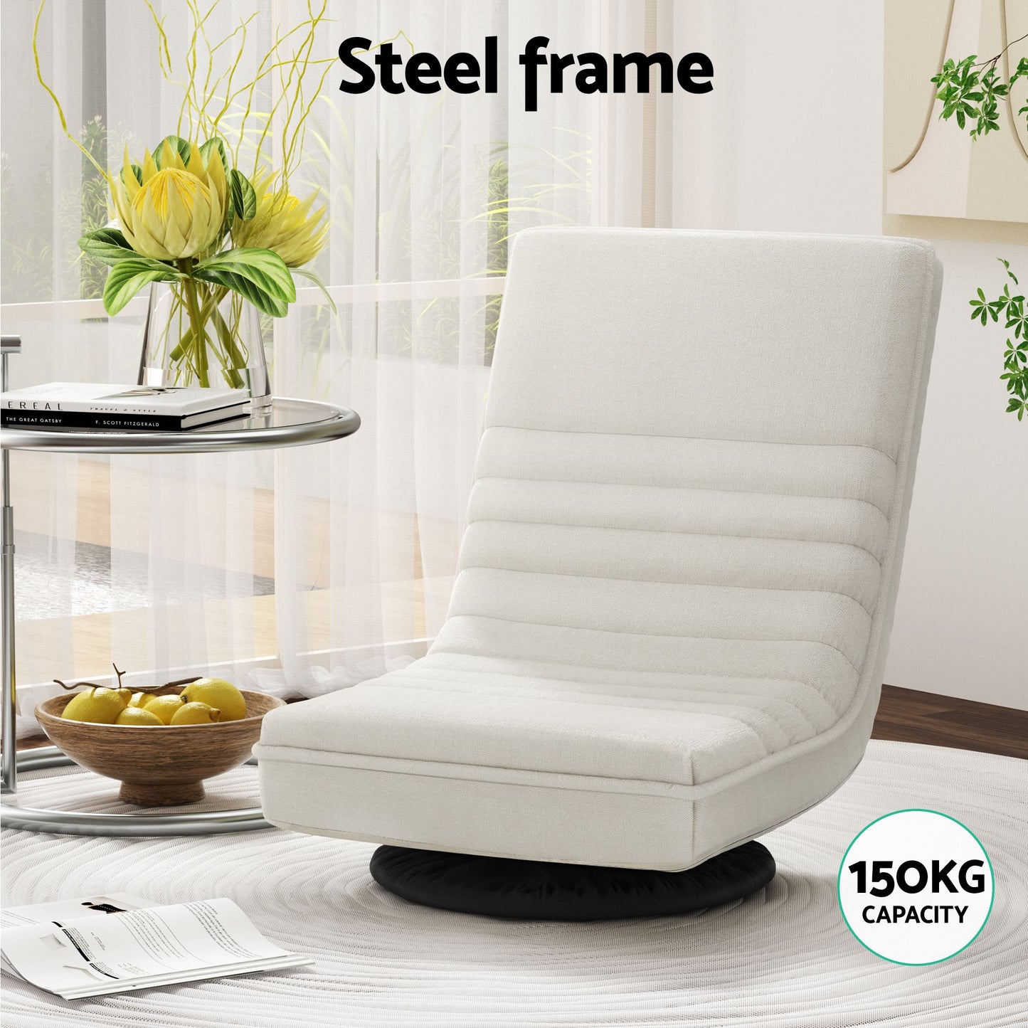 Artiss Floor Lounge & Coffee Table Set