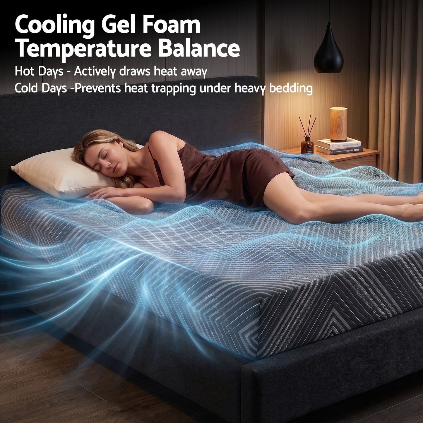Giselle ECLIPSE 25cm Memory Foam Mattress - Single