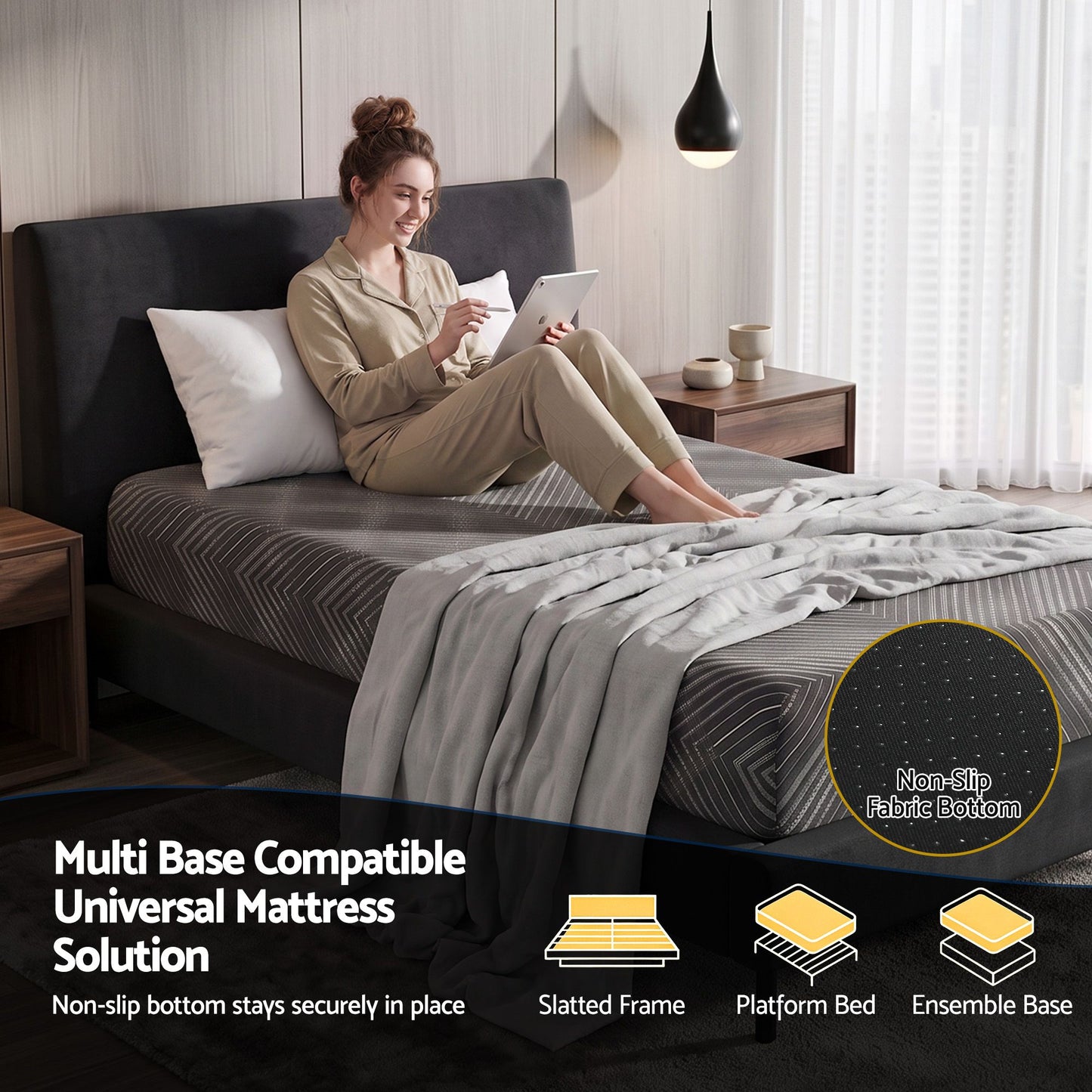 Giselle ECLIPSE 25cm Memory Foam Mattress - Single