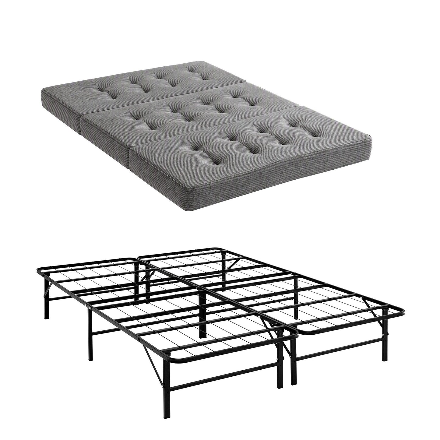 Giselle Double Folding Bed with 15cm Foam Mattress