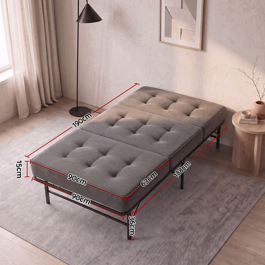 Giselle Single Folding Bed with 15cm Foam Mattress