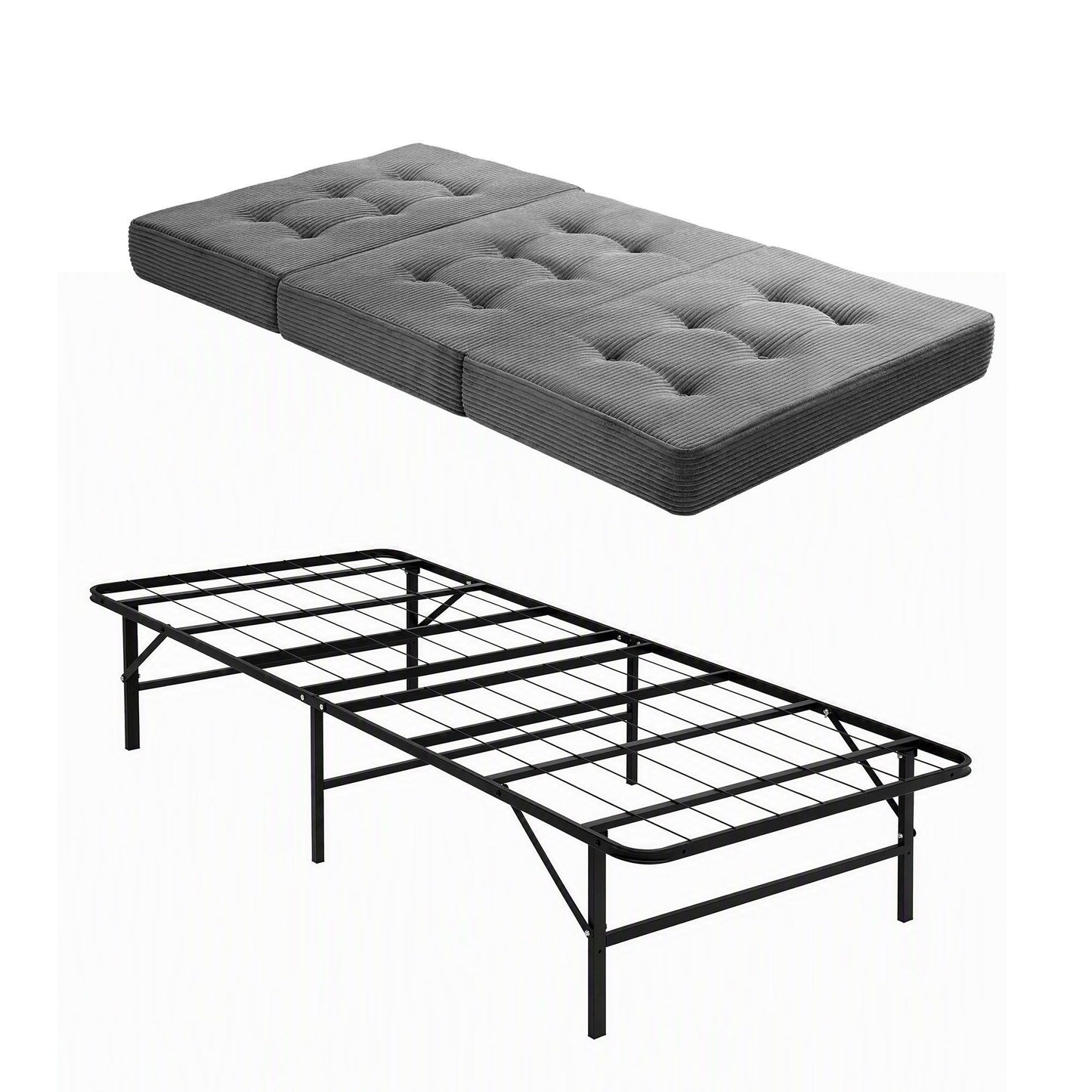 Giselle Single Folding Bed with 15cm Foam Mattress