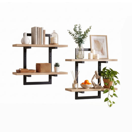 Artiss Floating Wall Shelf - 2 Pack