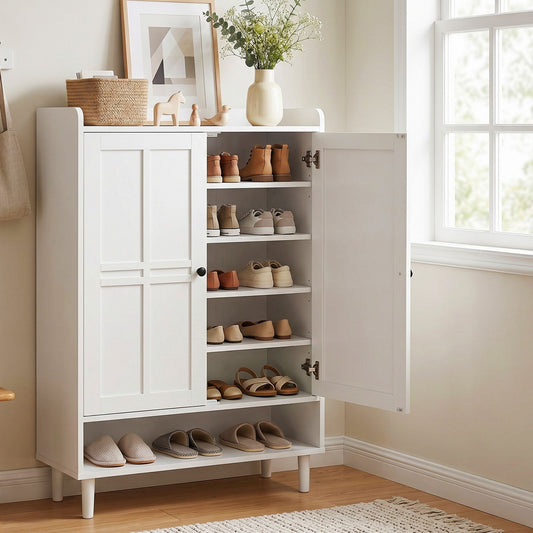 Artiss Shoe Storage Cabinet - White