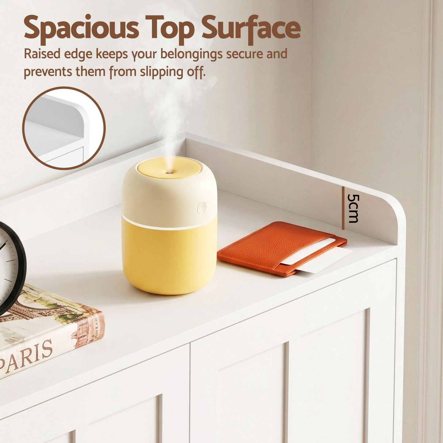 Artiss Shoe Storage Cabinet - White