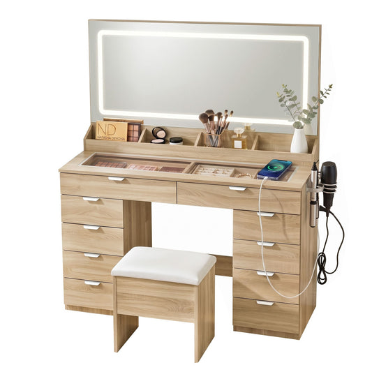 Artiss Dressing Table with LED Mirror