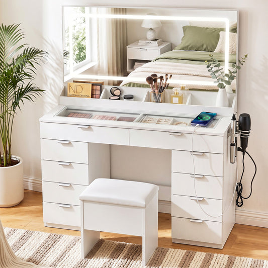 Artiss Dressing Table with LED Mirror