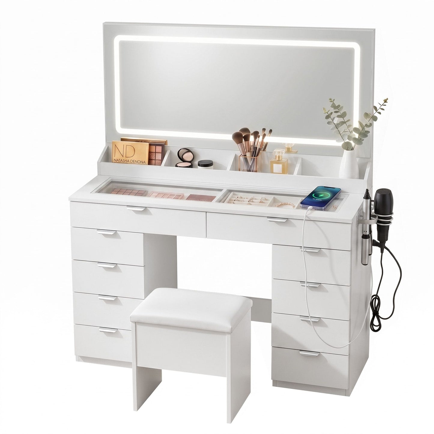 Artiss Dressing Table with LED Mirror