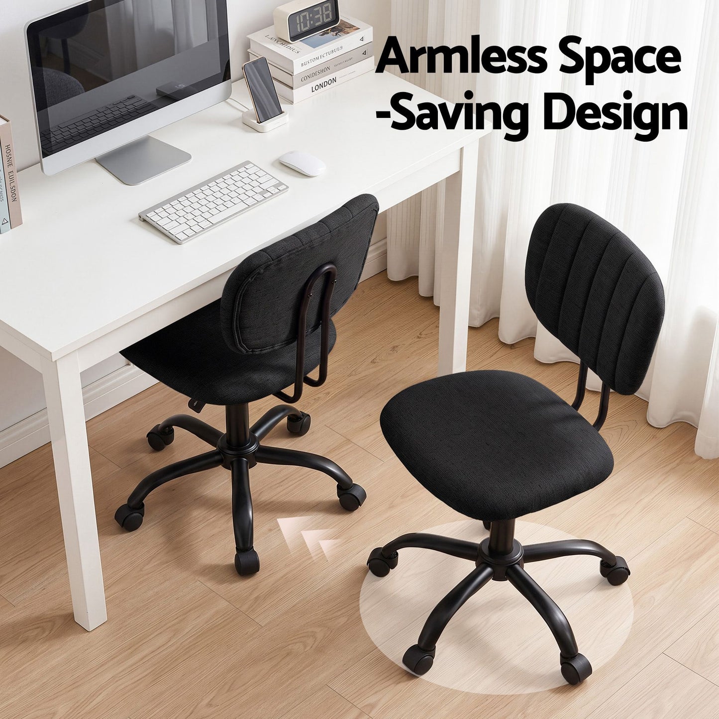 Artiss Office Desk & Chair Set 120cm Computer Desk Shelves for Home Office Study